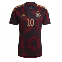 Koszulka piłkarska Niemcy Serge Gnabry #10 Strój wyjazdowy MŚ 2022 tanio Krótki Rękaw
